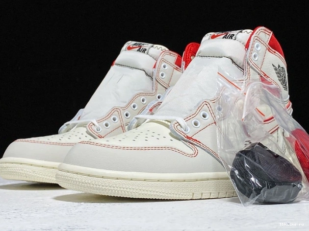 Cheap TB OG 555088-160 Jordan 1 Gym Air High Red 
